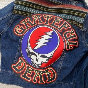 Grateful Dead jean jacket XS women
